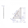 Треугольная пластина из анодированного алюминия Triangle Plate 6*8 (Pair) - «globural.ru» - Чапаевск