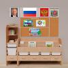 Уголок патриотического воспитания для дошкольников "Россия" Стандартный - «globural.ru» - Чапаевск