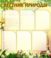 Стенд "Вестник природы" (вариант 3) - «globural.ru» - Чапаевск