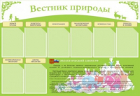 Стенд "Вестник природы" (вариант 4) - «globural.ru» - Чапаевск