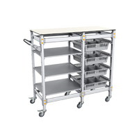 Тележка 2-х секционная для учебных наборов и цифровых лабораторных комплексов SenseDisc - «globural.ru» - Чапаевск