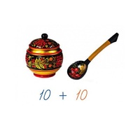 Счетный материал на магнитах "Хохлома" - «globural.ru» - Чапаевск