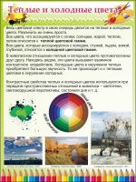 Стенд "Теплые и холодные цвета" - «globural.ru» - Чапаевск