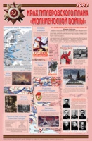 Плакат "Великая Отечественная война: Крах гитлеровского плана «молниеносной войны»" - «globural.ru» - Чапаевск