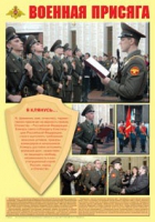 Плакат "Военная присяга" - «globural.ru» - Чапаевск