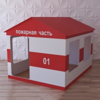 Детский игровой домик «Пожарная служба» - «globural.ru» - Чапаевск