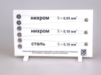 Прибор для демонстрации зависимости сопротивления проводника от его длины, сечения и материала - «globural.ru» - Чапаевск