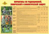 Плакат "Нормативы по радиационной, химической и биологической защите" - «globural.ru» - Чапаевск