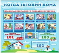 Стенд "Когда ты один дома" - «globural.ru» - Чапаевск