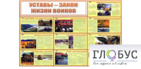Стенд "Уставы закон жизни воинов" - «globural.ru» - Чапаевск
