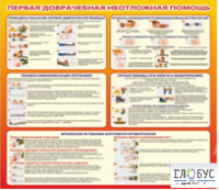 Стенд "Первая доврачебная неотложная помощь" - «globural.ru» - Чапаевск