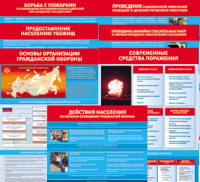 Комплект таблиц Основы гражданской обороны МЧС РФ (13 штук)	 - «globural.ru» - Чапаевск