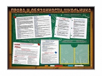 Стенд-уголок "Права и обязанности школьника" - «globural.ru» - Чапаевск