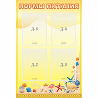 Стенд "Нормы питания" - «globural.ru» - Чапаевск