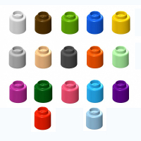  Элемент конструктора одиночный одноцветный Color Blocks 100 штук - «globural.ru» - Чапаевск