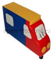 Напольная мягкая игрушка "Грузовик" каталка - «globural.ru» - Чапаевск