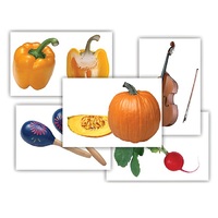 Набор предметных картинок "Овощи. Музыкальные инструменты" - «globural.ru» - Чапаевск