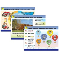 Комплект таблиц для начальной школы "Русский язык. Имя прилагательное" - «globural.ru» - Чапаевск