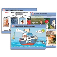 Комплект таблиц для начальной школы "Русский язык. Имя существительное" - «globural.ru» - Чапаевск