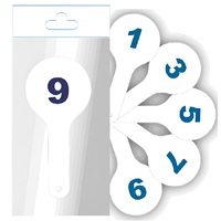 Касса-веер цифр от 0 до 9 - «globural.ru» - Чапаевск