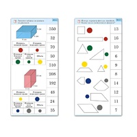 Комплект карточек (10) "Обучающий калейдоскоп. Геометрические фигуры" - «globural.ru» - Чапаевск