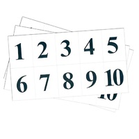 Набор цифр от 1 до 10 (для начальной школы) - «globural.ru» - Чапаевск