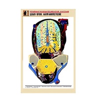 Рельефная таблица "Долька печени. Макро-микростроение" (формат А1, матовое ламинир.) - «globural.ru» - Чапаевск