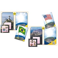 Настольно-печатная игра "Флаги стран мира 2. Азия, Африка, Австралия, Америка" - «globural.ru» - Чапаевск