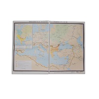 Учебная карта "Византийская империя и славяне в VI - ХI в.в. 1040*1420 мм" (матовое, 2-стороннее лам.) - «globural.ru» - Чапаевск