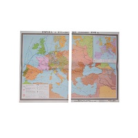 Учебная карта "Европа в 16 - первой половине 17 в.в." 1030*1420 мм (матовое, 2-стороннее лам.) - «globural.ru» - Чапаевск