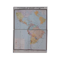 Учебная карта "Образование независимых государств в Латинской Америке" 1030*1420 мм (матовое, 2-стороннее лам.) - «globural.ru» - Чапаевск