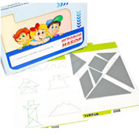 Игровой набор "Танграм" (с комплектом карточек) - «globural.ru» - Чапаевск