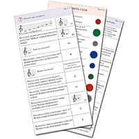 Комплект карточек (10) "Обучающий калейдоскоп. Музыкальные термины" - «globural.ru» - Чапаевск