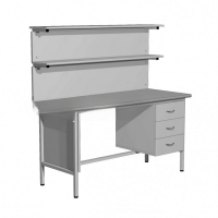 Стол лабораторный демонстрационный с надстройкой  - «globural.ru» - Чапаевск