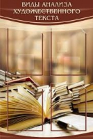 Стенд "Виды анализа художественного текста" - «globural.ru» - Чапаевск