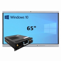 Интерактивная панель 65" (встроенный ПК Win10, Intel i5) - «globural.ru» - Чапаевск