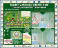 Стенд-уголок "Паспорт дорожной безопасности образовательного учреждения" - «globural.ru» - Чапаевск
