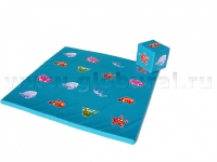 Игровой детский мат «Море» с кубиком (ВИК) - «globural.ru» - Чапаевск