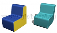 Прямоугольный стул 50*60*60/32см (ВИК) - «globural.ru» - Чапаевск