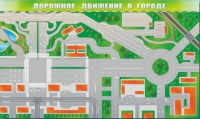 Доска магнитно-маркерная панорамная "Дорожное движение в городе" - «globural.ru» - Чапаевск