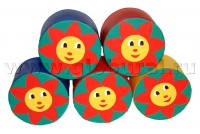 Пуфик «Солнышко» d=40*20см (ВИК) - «globural.ru» - Чапаевск
