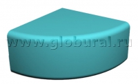 Угловой пуфик 60*60*32см (ВИК) - «globural.ru» - Чапаевск