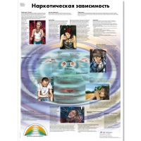 Плакат "Наркотическая зависимость", ламинированный, 50*67 см - «globural.ru» - Чапаевск