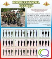 Стенд "Военная форма одежды (герб РФ)" - «globural.ru» - Чапаевск