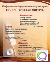 Стенд "Стилистические фигуры" в ассортименте - «globural.ru» - Чапаевск