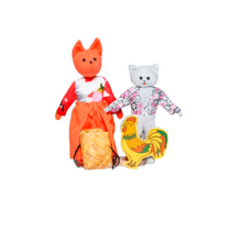 Набор шагающих кукол к сказке "Кот, Петух и Лиса" - «globural.ru» - Чапаевск