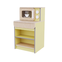 Модуль с микроволновкой из коллекции «НЕГА» (желтый) - «globural.ru» - Чапаевск