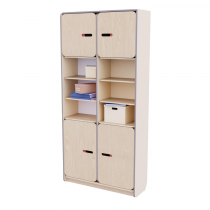 Рабочий стеллаж для воспитателя из коллекции «НЕГА» (цвет бежевый) - «globural.ru» - Чапаевск