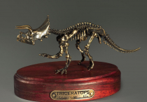 Модель скелета динозавра Triceratops - «globural.ru» - Чапаевск