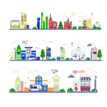 Набор декоративно- развивающих панелей «Городская среда» - «globural.ru» - Чапаевск